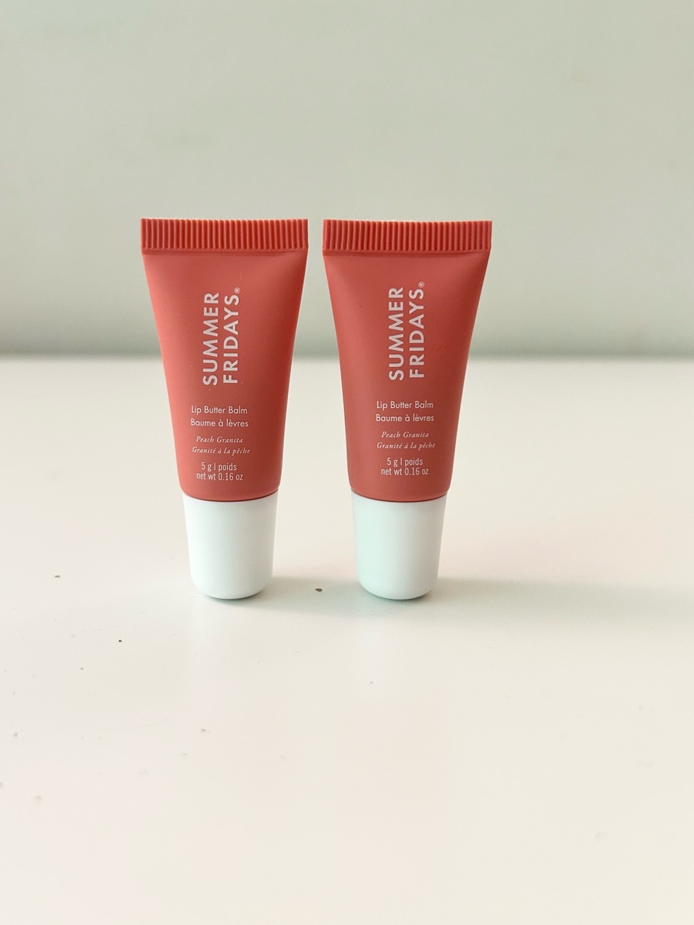 🌸SUMMER FRIDAYS Lip Butter Balm Limited Edition Peach Granita Deluxe Mini 5g x 2